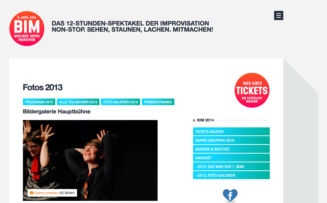 Screenshot Berliner Impro Marathon