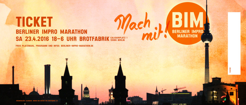 Ticket Berliner Impro Marathon